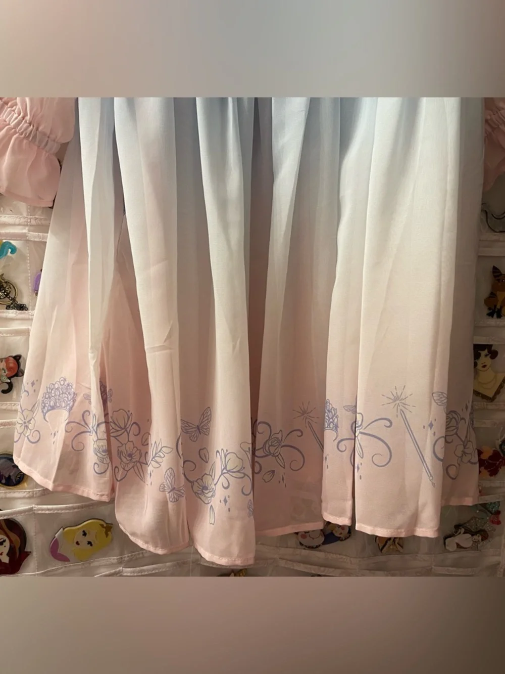 NWOT Wicked Glinda Blue Ombré Dress - BoxLunch Exclusive - Picture 11 of 15